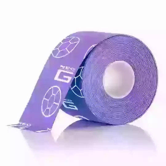 Neo Tape Water Resistant Kinesiology Tape, Purple 5cm x 5m